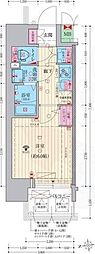 ファーストフィオーレ十三エリオ 1Kの間取図画像