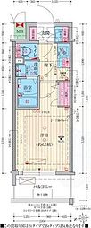 ファーストフィオーレ十三エリオ 1Kの間取図画像