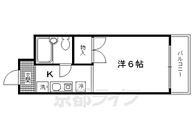 山本マンション 206 ｜ 京都府京都市東山区今熊野北日吉町（賃貸マンション1K・2階・19.44㎡） その2