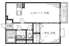 京都府京都市伏見区深草寺内町（賃貸アパート1LDK・1階・40.29㎡） その2