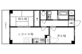 ダイアモンテ七条 205 ｜ 京都府京都市下京区西七条西石ヶ坪町（賃貸マンション2LDK・2階・55.20㎡） その2