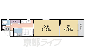 フォーリアライズ京都東寺 306 ｜ 京都府京都市南区四ツ塚町（賃貸マンション1DK・3階・36.26㎡） その2