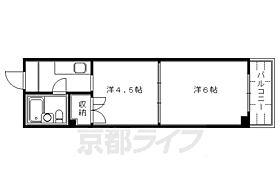 シャルマン松原通 3B ｜ 京都府京都市下京区西洞院通松原西入天神前町（賃貸マンション2K・3階・25.06㎡） その2