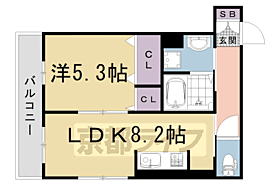 京都府京都市右京区西京極西池田町（賃貸アパート1LDK・1階・35.52㎡） その2