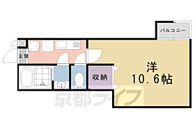 イーストコート東山 201 ｜ 京都府京都市東山区本町9丁目（賃貸アパート1K・2階・26.78㎡） その2