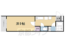 イーストコート東山 207 ｜ 京都府京都市東山区本町9丁目（賃貸アパート1K・2階・25.46㎡） その2