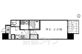 アーバンフラッツ五条堀川 305 ｜ 京都府京都市下京区天使突抜3丁目(東中筋通五条下る)（賃貸マンション1K・3階・27.02㎡） その2