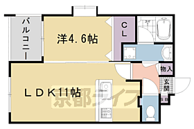 京都府京都市右京区太秦宮ノ前町（賃貸マンション1LDK・5階・37.61㎡） その2