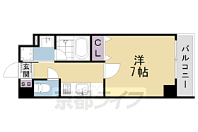 アスヴェル京都東寺前II 506 ｜ 京都府京都市南区西九条南田町（賃貸マンション1K・5階・24.42㎡） その2