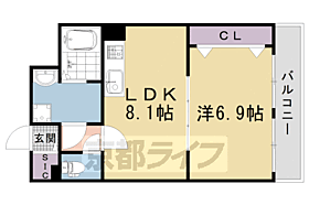 京都府京都市右京区西院日照町（賃貸マンション1LDK・2階・38.38㎡） その2