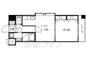 京都府京都市山科区竹鼻堂ノ前町（賃貸マンション1LDK・5階・36.06㎡） その2