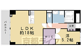 パインフィールド七条 1002 ｜ 京都府京都市下京区西七条比輪田町（西大路七条上る）（賃貸マンション1LDK・10階・52.02㎡） その2