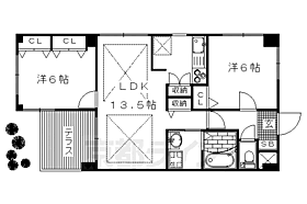 京都府京都市伏見区紺屋町（賃貸マンション2LDK・1階・56.19㎡） その2