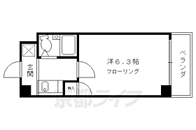 ジュネス東山 303 ｜ 京都府京都市東山区本町7丁目（賃貸マンション1K・3階・19.00㎡） その2