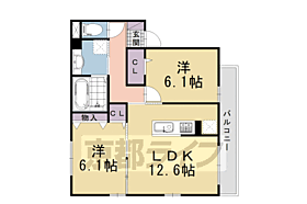 京都府京都市伏見区羽束師志水町（賃貸アパート2LDK・2階・58.81㎡） その2