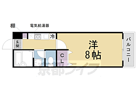 京都府京都市伏見区深草フケノ内町（賃貸マンション1K・2階・25.11㎡） その2