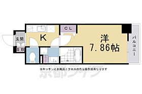 ＣＡＶＡＮＡ九条烏丸 514 ｜ 京都府京都市南区東九条明田町（賃貸マンション1K・5階・25.24㎡） その2