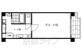 ＣＡＳＡ　ＹＡＭＡＢＵＮII 703 ｜ 京都府京都市下京区七条通新町東入夷之町（賃貸マンション1K・7階・26.23㎡） その2