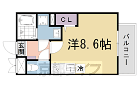 京都府京都市山科区大宅沢町（賃貸マンション1R・1階・23.31㎡） その2