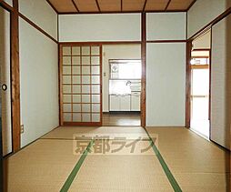 京阪宇治線 観月橋駅 徒歩12分の賃貸テラスハウス 2Kのリビング/ダイニング