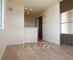 京阪宇治線 六地蔵駅 徒歩4分の賃貸アパート 1階1LDKのリビング/ダイニング