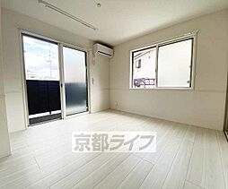 JR山陰本線 太秦駅 徒歩17分の賃貸アパート 1階2LDKのリビング/ダイニング