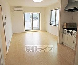 京都地下鉄東西線 椥辻駅 徒歩13分の賃貸アパート 2階2LDKのリビング/ダイニング