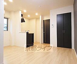 京阪本線 淀駅 徒歩25分の賃貸アパート 2階1LDKのリビング/ダイニング