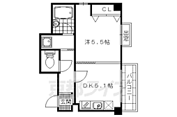 ダイアパレス西大路御池 2階