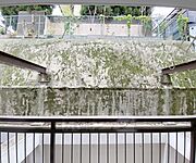 バルコニーからの景色です。