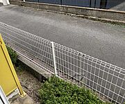 バルコニーからの景色です