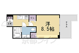 フォース二条城東 1階