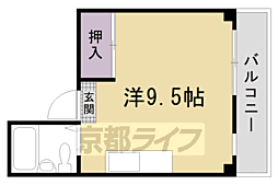メゾンドリメール ワンルームの間取図画像