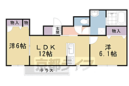 JR東海道・山陽本線 長岡京駅 3.6km 2階/-