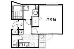 ヴィラート押小路 1Kの間取図画像