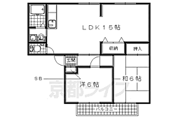 近鉄京都線 木津川台駅 4.7km 2階/-