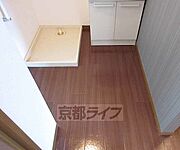 スペースのある脱衣所です