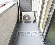 お掃除しやすいベランダです