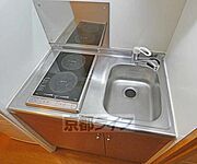 コンパクトなキッチンです