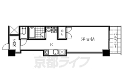 KIND3 1Kの間取図画像