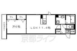 ロータス 1LDKの間取図画像