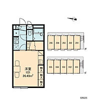 レオパレス吉春II 105 ｜ 茨城県守谷市薬師台7丁目27-1（賃貸アパート1K・1階・26.49㎡） その3