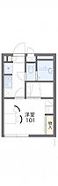 レオパレスアメジスト 106 ｜ 茨城県取手市米ノ井143-23（賃貸アパート1K・1階・19.87㎡） その2