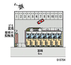 レオパレスけやき台 205 ｜ 茨城県守谷市けやき台5丁目19-8（賃貸アパート1K・2階・23.18㎡） その4