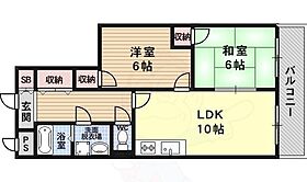 メゾン・ド・リッツ  ｜ 京都府京都市西京区大枝沓掛町（賃貸マンション2LDK・6階・60.59㎡） その2