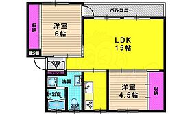 2apartment  ｜ 京都府向日市寺戸町寺田（賃貸マンション2LDK・2階・58.00㎡） その2