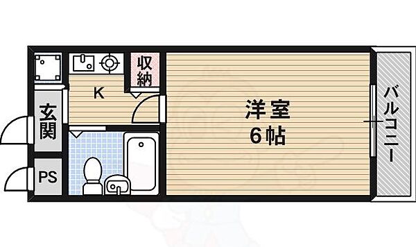 メゾンドシプレ ｜京都府京都市西京区山田北山田町(賃貸マンション1K・2階・19.80㎡)の写真 その2