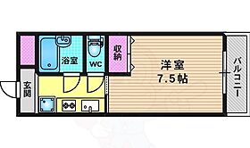 サンコーマンション 201 ｜ 京都府長岡京市長岡１丁目（賃貸マンション1K・2階・22.80㎡） その2