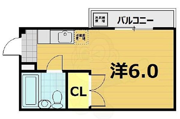 ジュネス21 ｜京都府京都市伏見区新町１丁目(賃貸マンション1K・3階・18.00㎡)の写真 その2