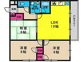 パラッツオ桂 301 ｜ 京都府京都市西京区桂浅原町（賃貸マンション3LDK・3階・65.61㎡） その2